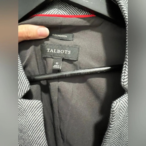 Talbots Women’s Aberdeen Classic Herringbone Blazer Size 12 new without tags - Picture 9 of 12